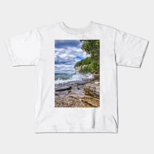 HDR of Lake Michigan Kids T-Shirt